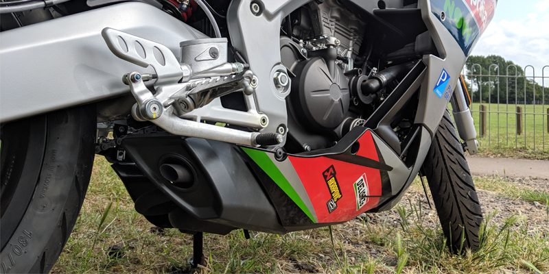 Aprilia RS 125 GP Replica Exhaust and Engine