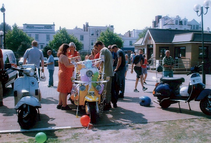 Scooter Wedding Isle of Wight 2001